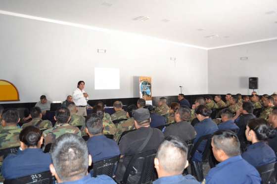 La Policía Rural participó en una capacitación del SENASA