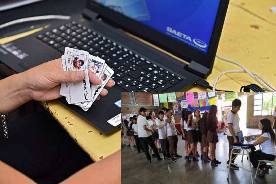 Personal de SAETA visita escuelas para facilitar la renovación del Pase Libre Estudiantil