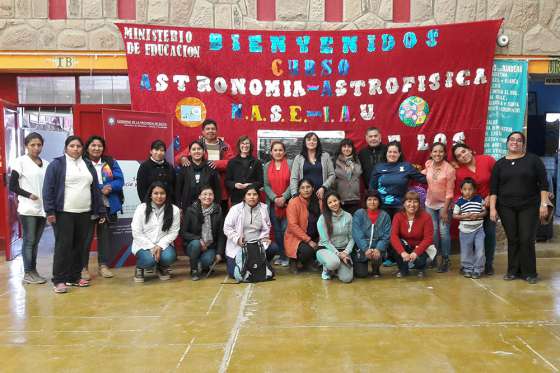 Docentes de San Antonio de los Cobres se capacitaron en astronomía y astrofísica