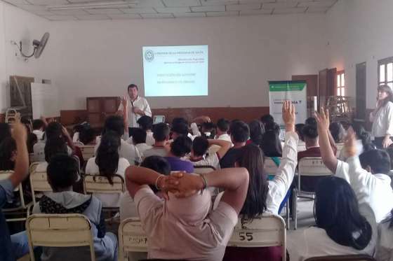 Más de 700 jóvenes del norte provincial aprendieron sobre los perjuicios de las adicciones