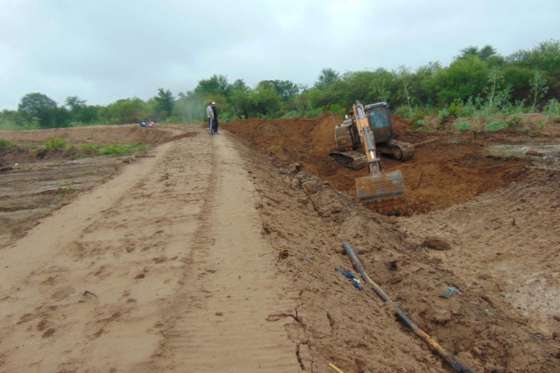 Finalizaron una nueva obra de defensa contra inundaciones en Santa Victoria Este