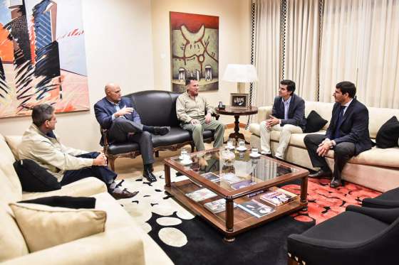 El gobernador Urtubey recibió a autoridades de la DEA