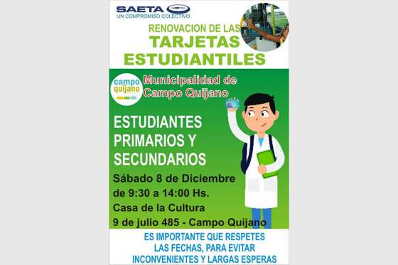 Saeta atenderá a usuarios en localidades del interior