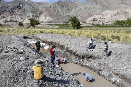 Avanzan las obras para abastecer de agua potable a comunidades de Rosario de Lerma