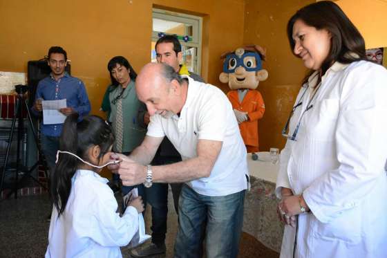 Niños en edad escolar de Cafayate recibirán anteojos terapéuticos