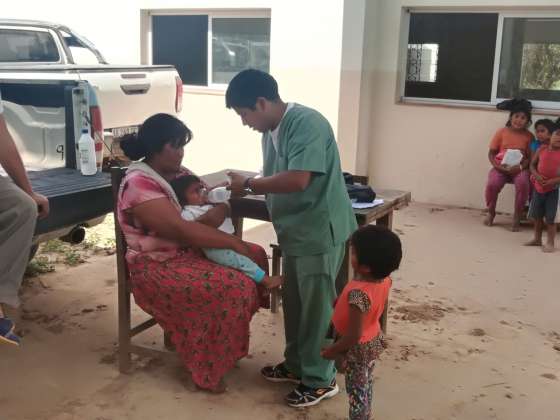 Niños de Rivadavia con problemas respiratorios son asistidos por pediatras