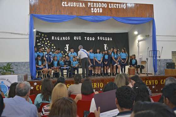 Cierre del ciclo lectivo del Nivel Secundario en el Colegio Sargento Cabral