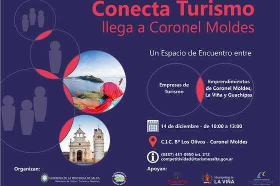 Se realizará hoy el evento “Conecta Turismo Moldes 2018”