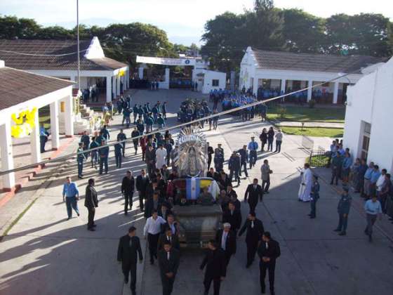 La imagen de la Virgen del Milagro visitó  la cárcel de Villa Las Rosas