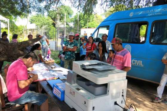 Referentes de Primera Infancia participaron en un operativo de trámites de DNI en San Martín