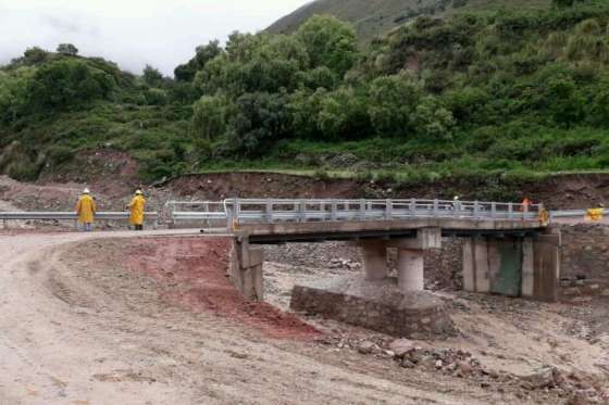 Vialidad habilitó un nuevo puente en Nazareno