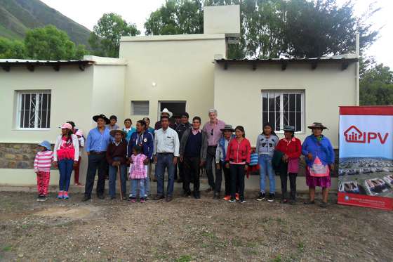Familias de Nazareno recibieron sus viviendas