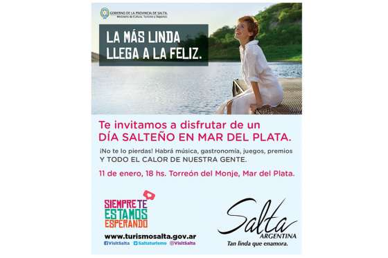 Salta despliega en la costa argentina sus atractivos turísticos