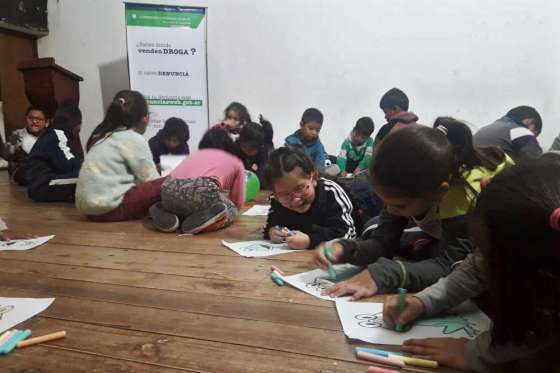 Cientos de niños aprendieron sobre los perjuicios que causan las adicciones
