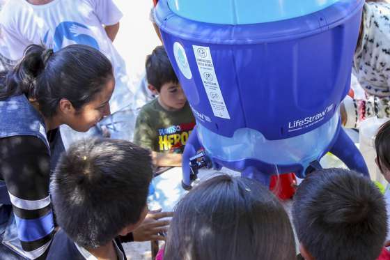 Monitorean el impacto de los filtros de Agua Segura en Santa Victoria Este
