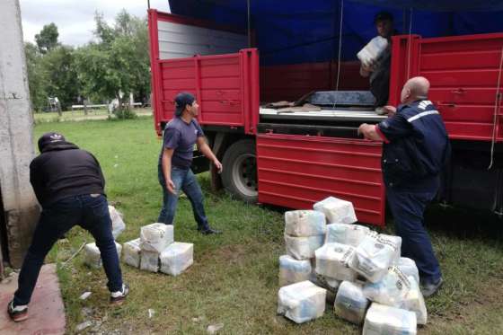 Tras un relevamiento distribuyen asistencia para damnificados de Los Toldos