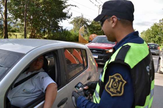 Detectaron 102 conductores con graduación alcohólica durante el fin de semana