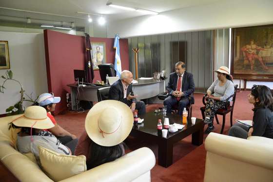 El Vicegobernador recibió a vecinas de San Antonio de los Cobres