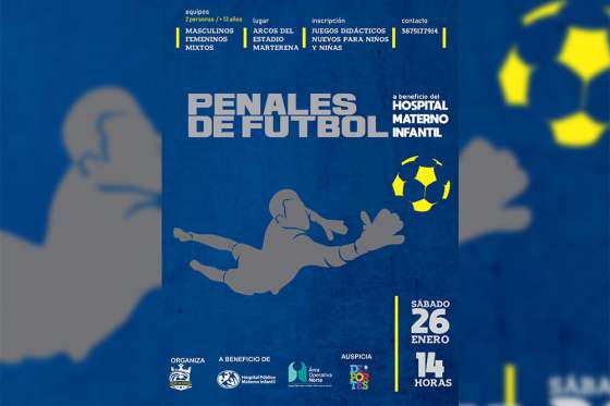Invitan a participar en torneo de penales a beneficio de pacientes del hospital Materno infantil