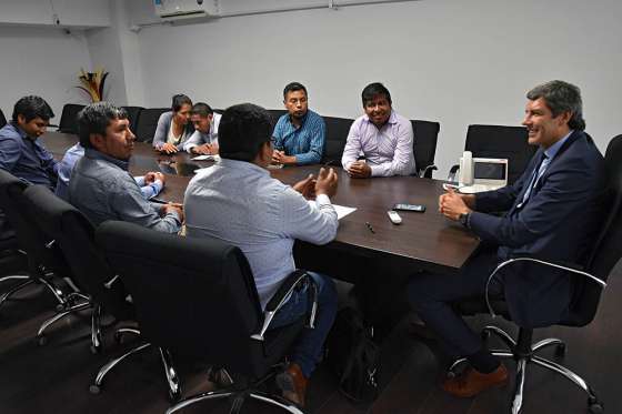 Yarade recibió a autoridades de San Antonio de los Cobres