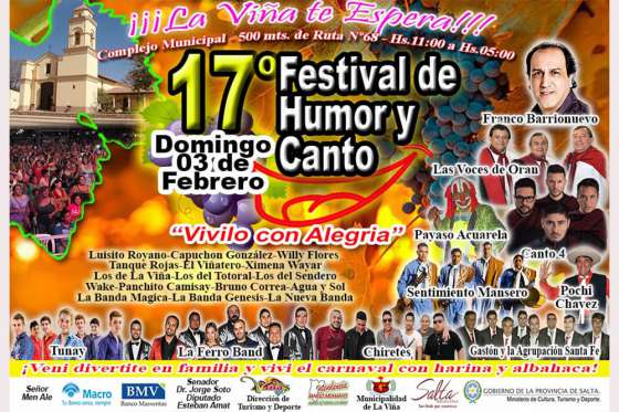 La Viña presentará la 17 edición del Festival de Humor y Canto