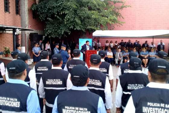 El ministro Oliver destacó el desempeño de los efectivos de Investigaciones de la Policía provincial