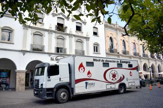 La primera colecta de sangre de febrero se hará mañana en plaza 9 de Julio