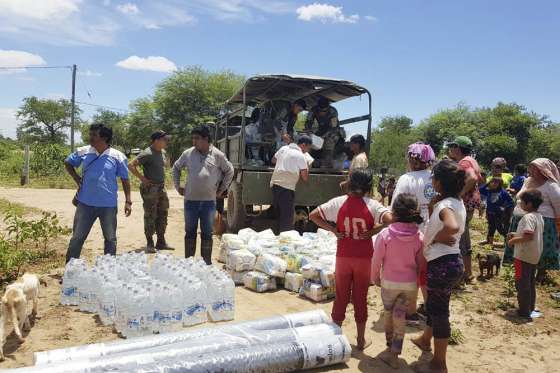 Evalúan daños e inician reconstrucción en las comunidades afectadas por la crecida del Pilcomayo
