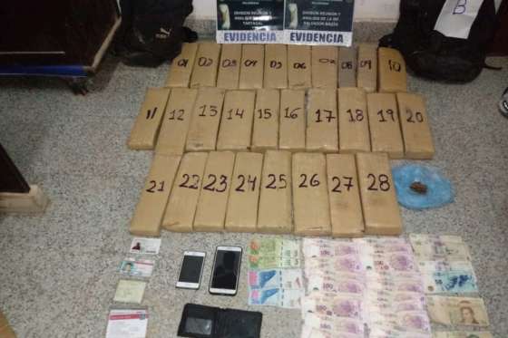 La Policía decomisó  más de 100 kilos de droga en menos de dos meses