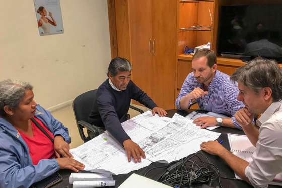 Trabajo conjunto entre Aguas del Norte y vecinos de Santa Mónica
