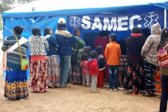 En Santa Victoria Este se realiza un importante operativo sanitario