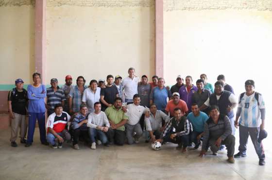 En Orán Yarade mantuvo un encuentro con veteranos de la Liga de Fútbol local