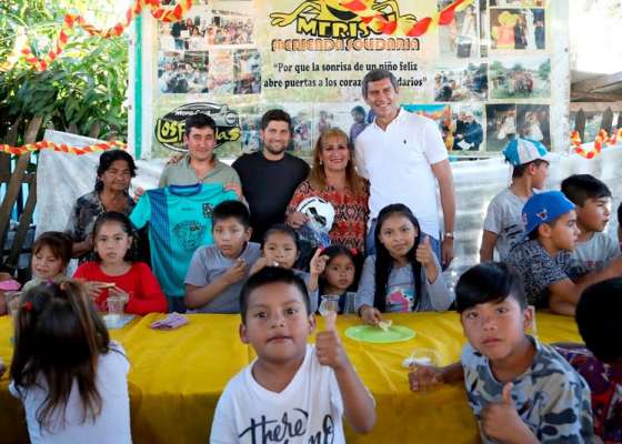 Yarade participó en los festejos por el 10° aniversario de Merienda Solidaria