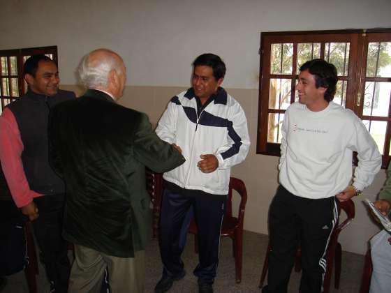 El ministro de Educación coordinó acciones para jóvenes en Rosario de la Frontera