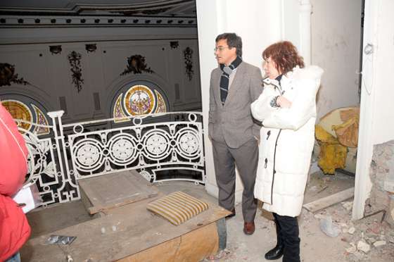Continúan las obras de restauración del Centro Cultural América    