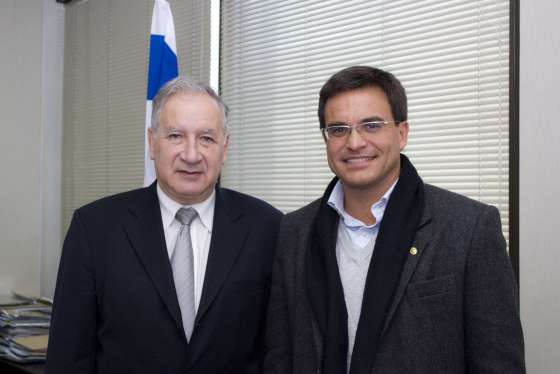 El ministro Posadas se reunió con el embajador de Israel