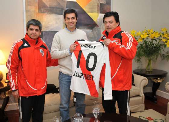 El Gobernador recibió al Presidente de River Plate