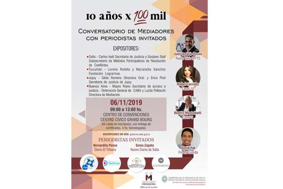 Conversatorio sobre mediación con especialistas de Buenos Aires, Tucumán y Jujuy