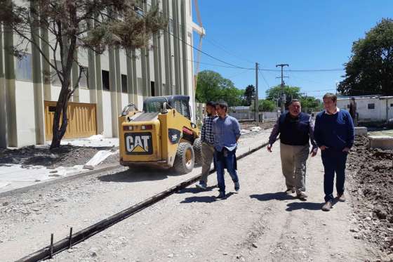 Realizan obras en el predio del estadio Delmi