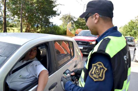 Seguridad Vial detectó 93 conductores alcoholizados el fin de semana
