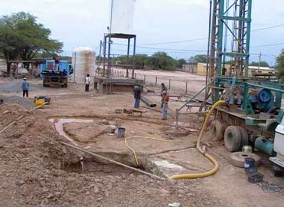 Finalizó la construcción de un pozo de agua en Alto la Sierra