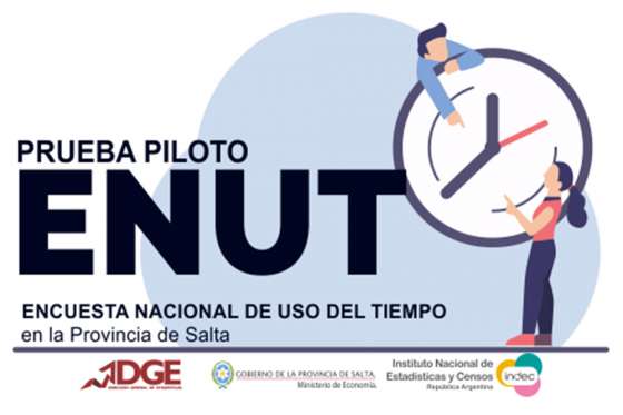 Estadística provincial e Indec realizan una prueba piloto sobre el uso del tiempo
