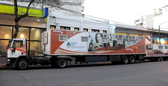 Continúa la atención en el camión sanitario del Ministerio de Salud de la Nación