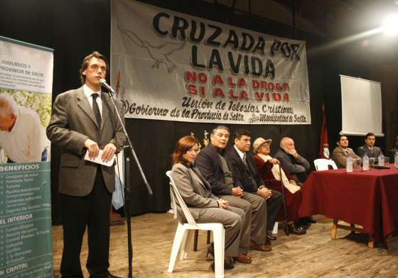 Kosiner abrió una jornada de prevención de drogas, violencia y suicidios