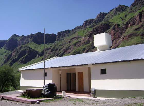 Finalizó la construcción de un albergue en Chicoana