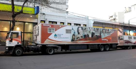 Intensa actividad del camión sanitario y móvil odontológico  