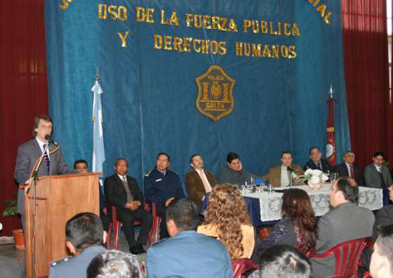 Kosiner cerró jornadas de intervención policial en Metán