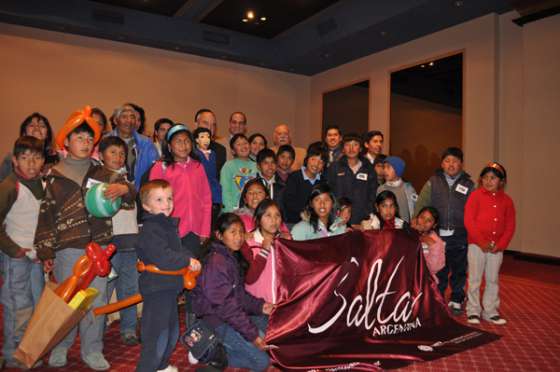 Niños de Nazareno visitan la ciudad de Salta