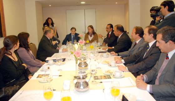 Ministros y funcionarios se reunieron con el representante de las Naciones Unidas para el Desarrollo