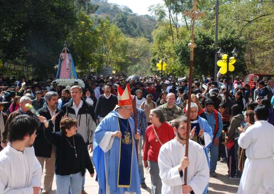 Zottos en los festejos en honor a la Virgen de la Peña